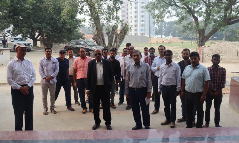 BoG Chairman at Construction Site