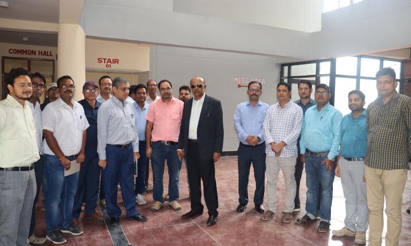 BoG Chairman at Newly Constructed Boys Hostel