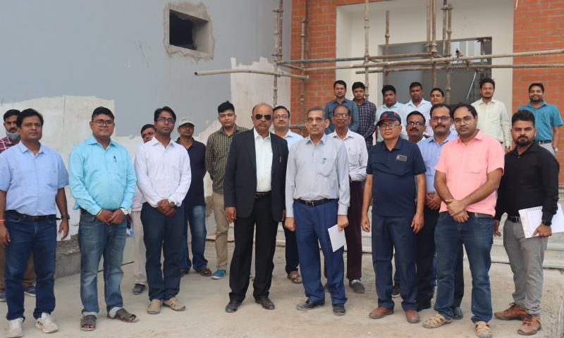 BoG Chairman at Construction Site